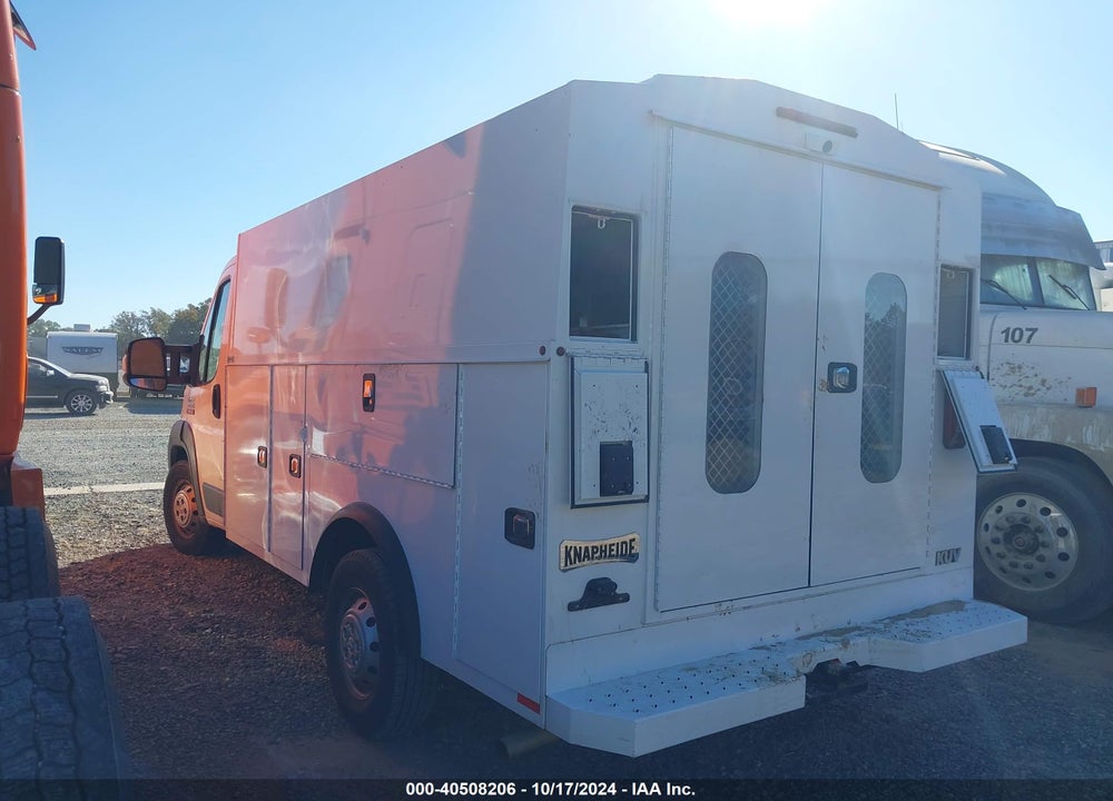 2018 RAM PROMASTER 3500 CUTAWAY LOW ROOF VIN: 3C7WRVKG0JE140309
