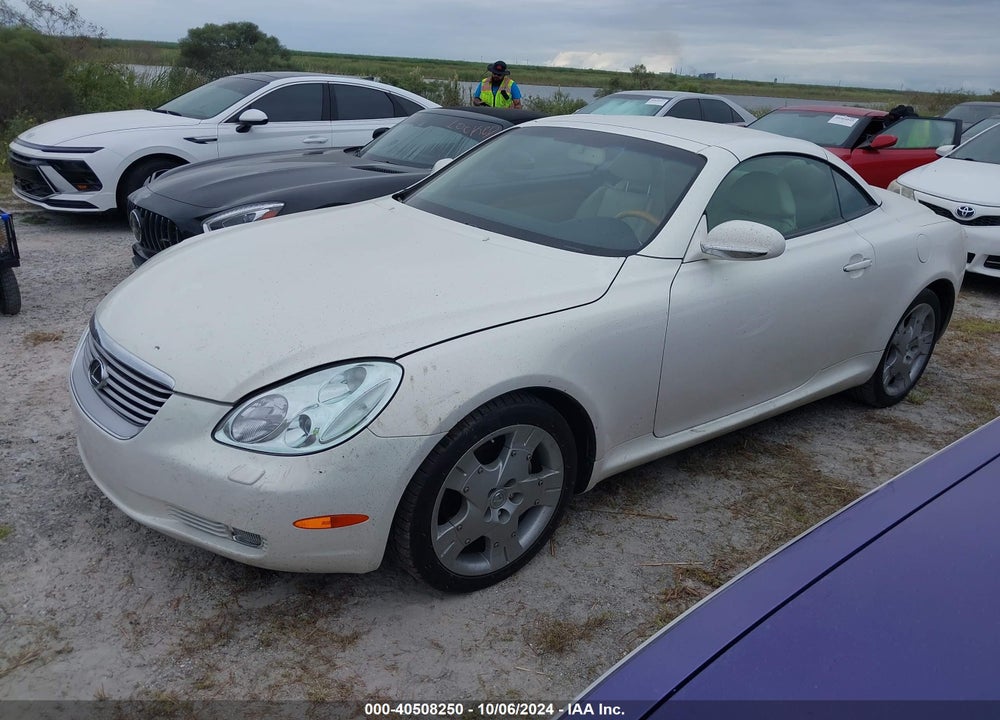 2005 LEXUS SC 430 VIN: JTHFN48Y250062602