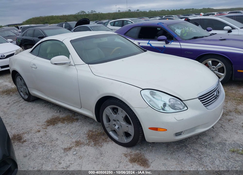 2005 LEXUS SC 430 VIN: JTHFN48Y250062602