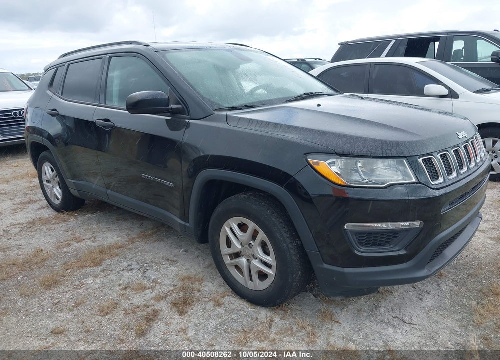 2018 JEEP COMPASS SPORT FWD VIN: 3C4NJCAB1JT124674