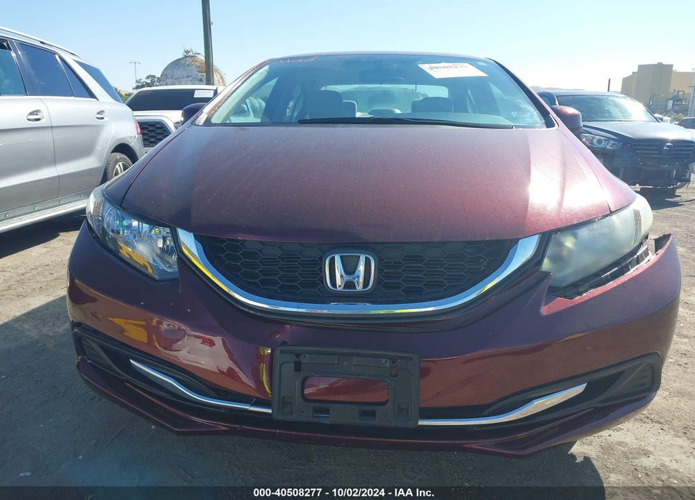 2013 HONDA CIVIC LX VIN: 19XFB2F53DE237792