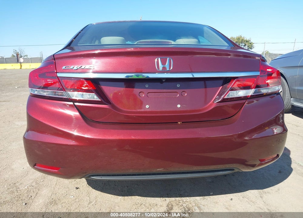 2013 HONDA CIVIC LX VIN: 19XFB2F53DE237792