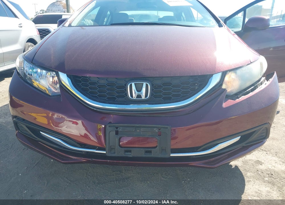 2013 HONDA CIVIC LX VIN: 19XFB2F53DE237792