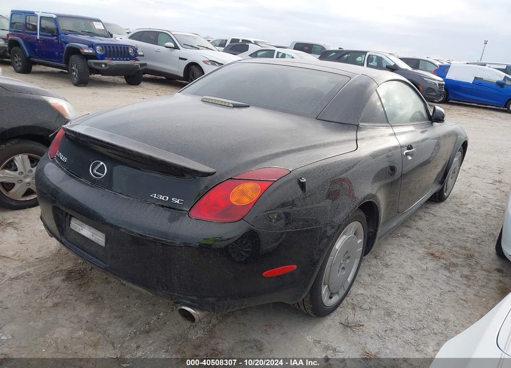 2002 LEXUS SC 430 VIN: JTHFN48Y920028264