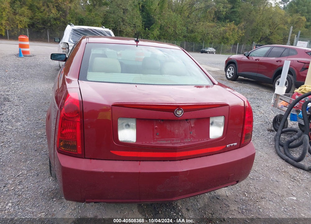 2005 CADILLAC CTS STANDARD VIN: 1G6DP567050109003
