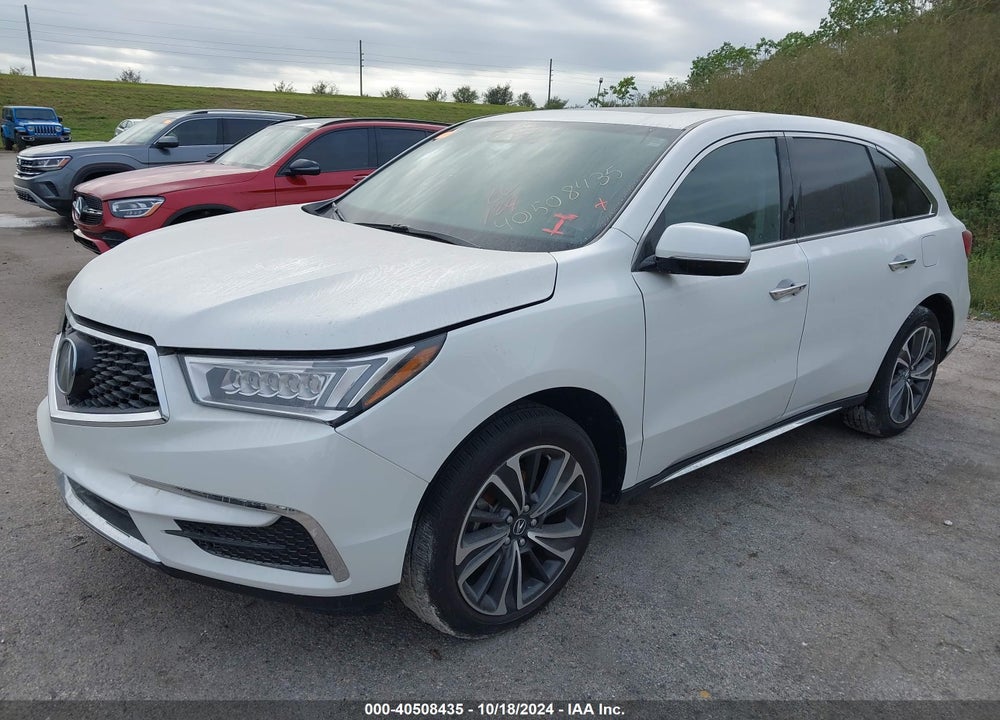 2020 ACURA MDX TECHNOLOGY PACKAGE VIN: 5J8YD3H52LL013801
