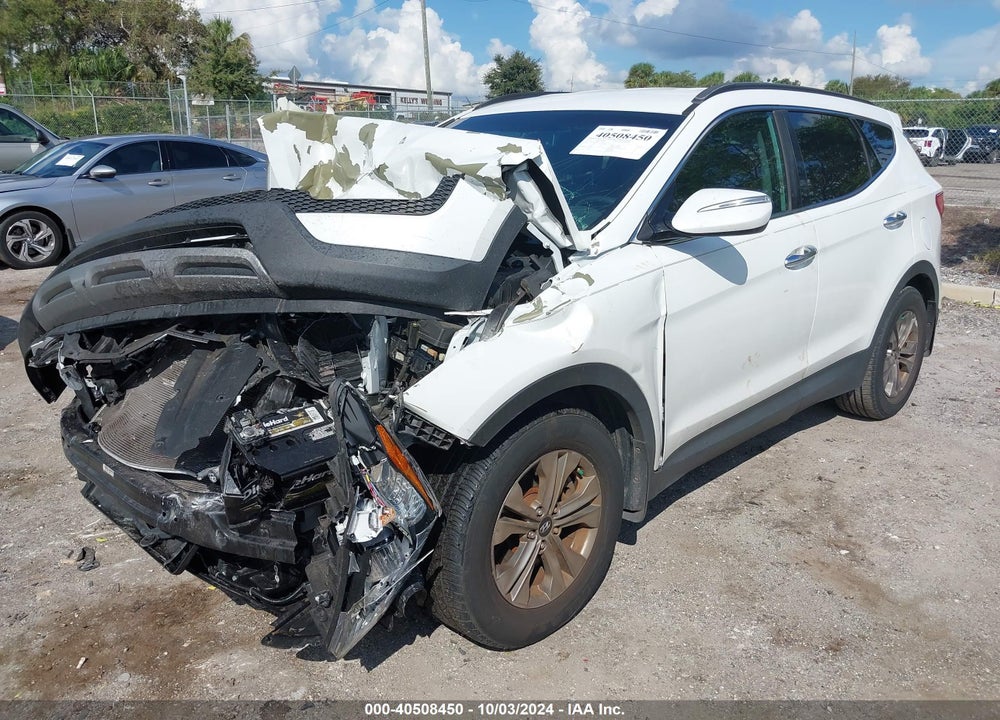 2016 HYUNDAI SANTA FE SPORT 2.4L VIN: 5XYZU3LB4GG316323