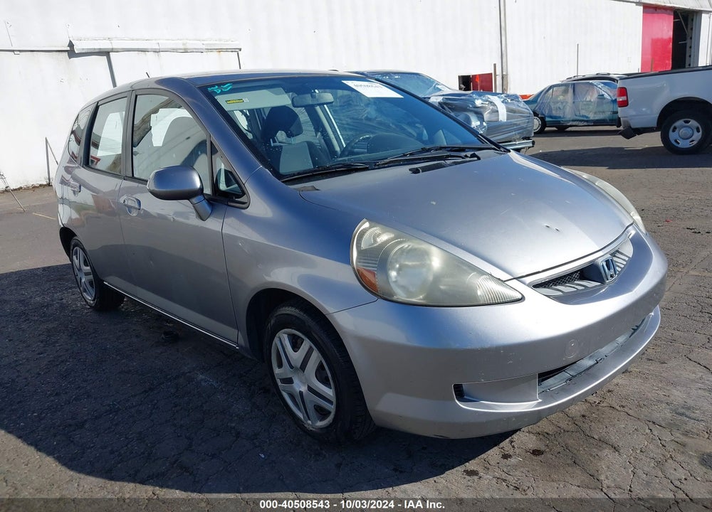 2007 HONDA FIT VIN: JHMGD38447S045452