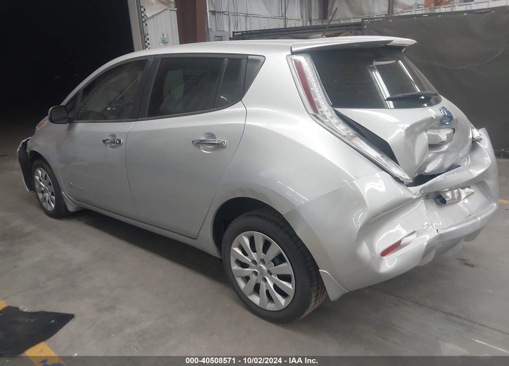 2016 NISSAN LEAF S VIN: 1N4AZ0CP7GC308316