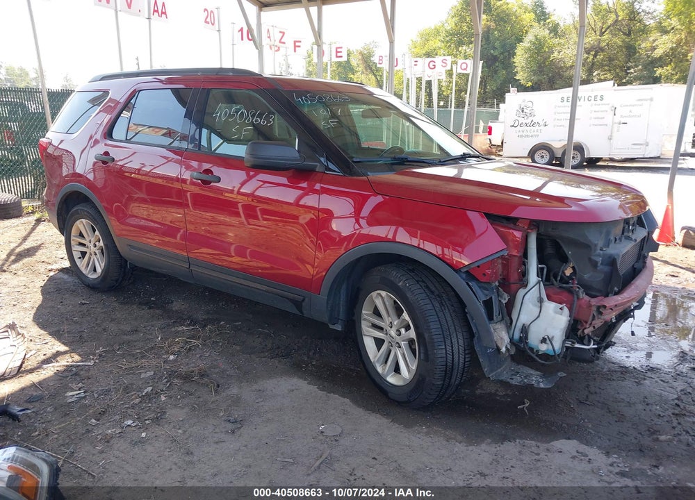 2017 FORD EXPLORER VIN: 1FM5K7BH9HGA96902