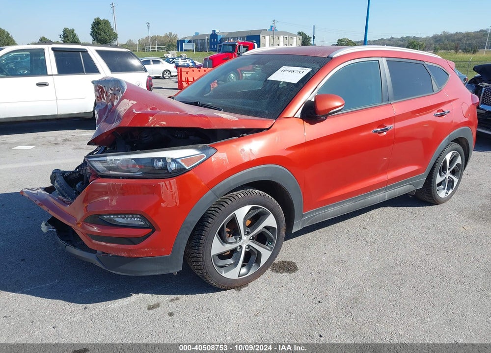 2016 HYUNDAI TUCSON LIMITED VIN: KM8J3CA24GU048161