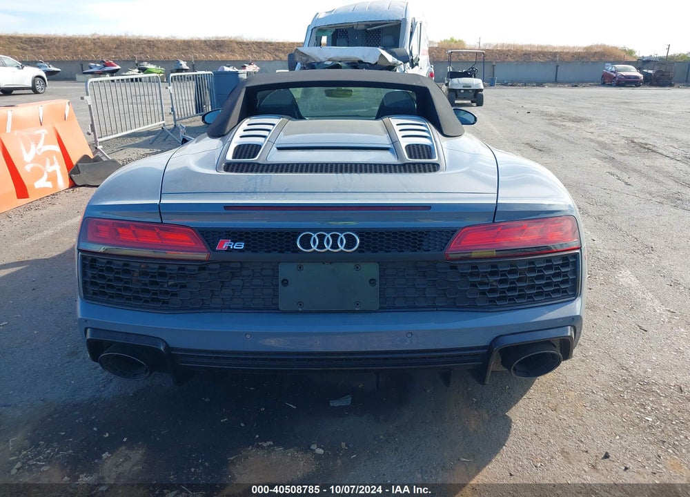2023 AUDI R8 SPYDER V10 PERFORMANCE RWD S TRONIC VIN: WUACECFX4P7902448