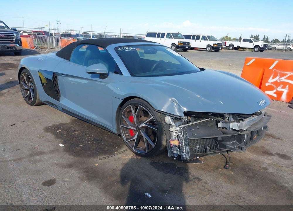 2023 AUDI R8 SPYDER V10 PERFORMANCE RWD S TRONIC VIN: WUACECFX4P7902448