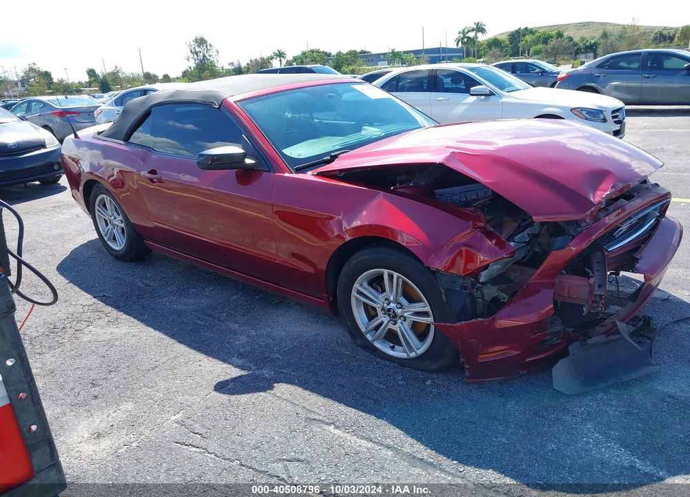 2014 FORD MUSTANG V6 VIN: 1ZVBP8EM6E5220247