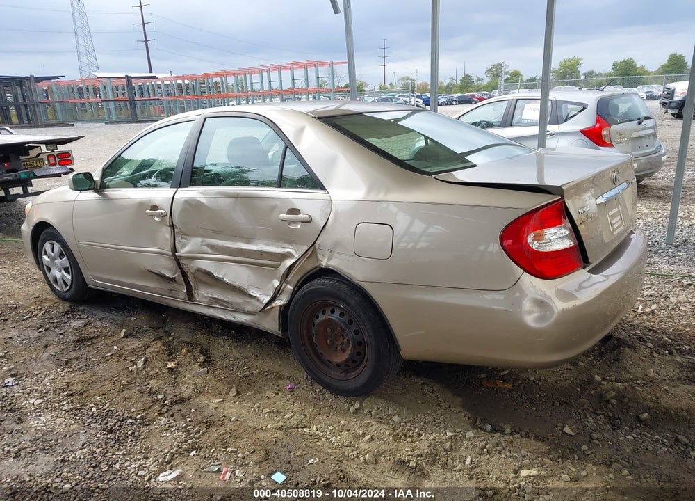 2004 TOYOTA CAMRY LE VIN: 4T1BE32K94U278805