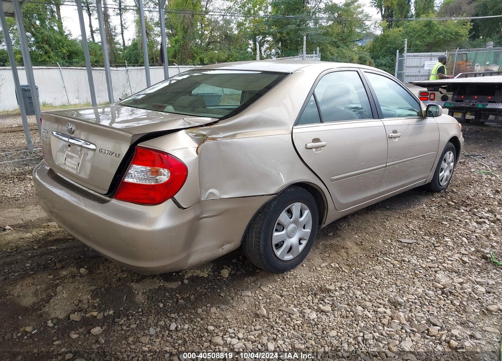 2004 TOYOTA CAMRY LE VIN: 4T1BE32K94U278805