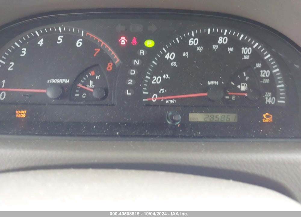 2004 TOYOTA CAMRY LE VIN: 4T1BE32K94U278805