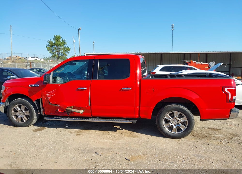 2015 FORD F-150 XLT VIN: 1FTEW1C89FKD70534