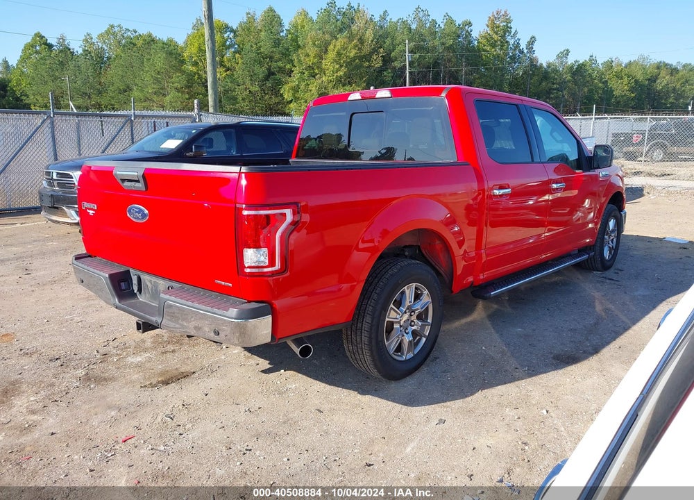 2015 FORD F-150 XLT VIN: 1FTEW1C89FKD70534
