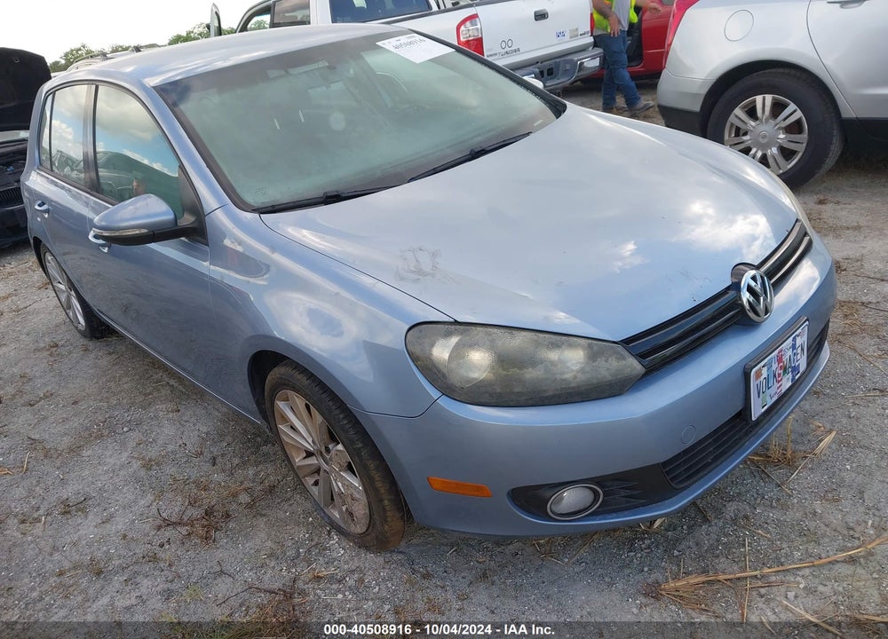2012 VOLKSWAGEN GOLF TDI 4-DOOR VIN: WVWNM7AJ8CW110242