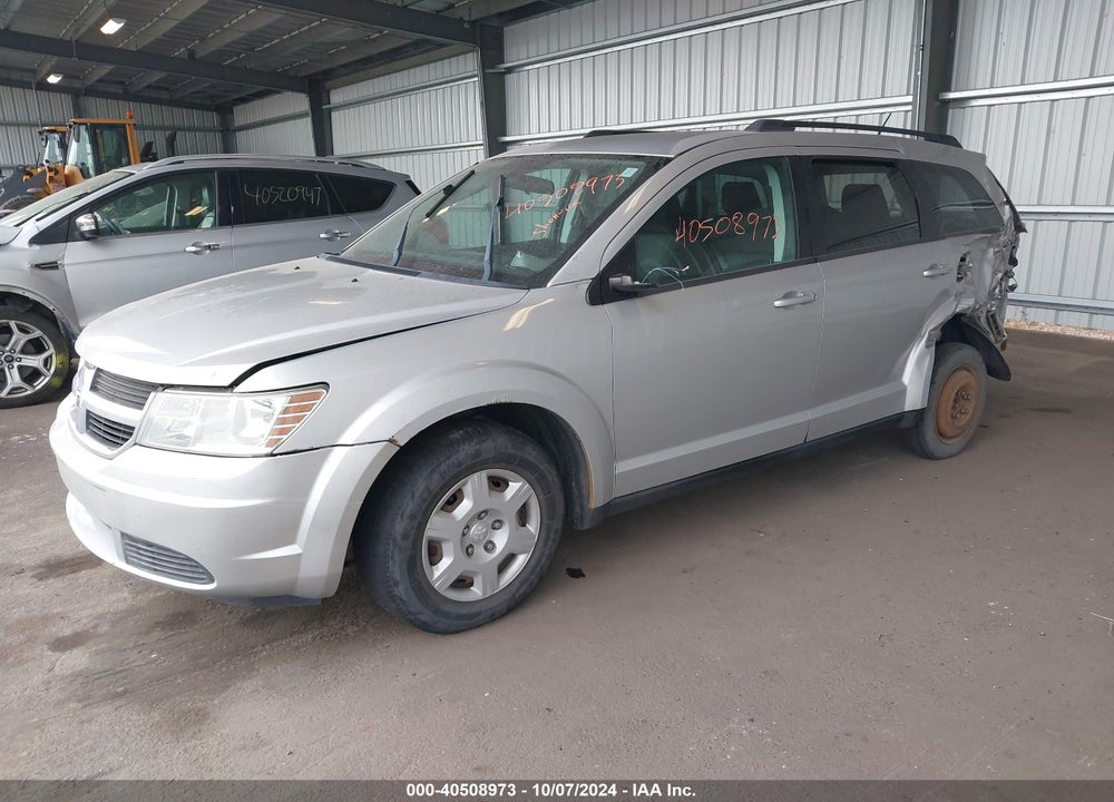 2009 DODGE JOURNEY SE VIN: 3D4GG47B99T604447