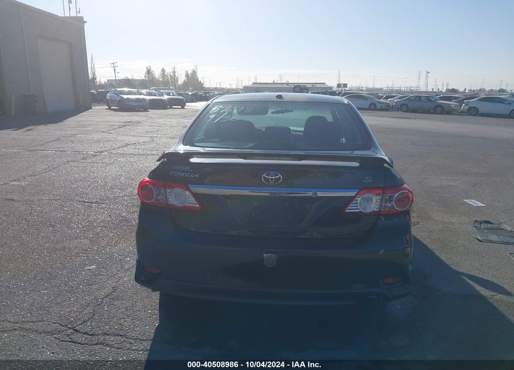 2013 TOYOTA COROLLA S VIN: 2T1BU4EE9DC965878