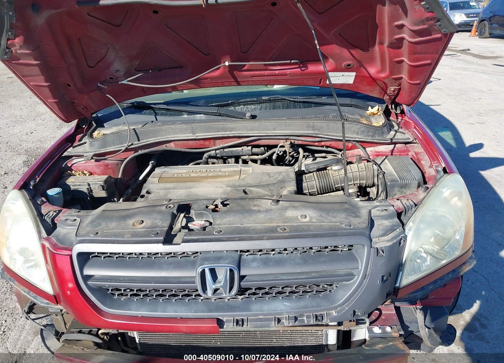 2004 HONDA PILOT EX-L VIN: 2HKYF18634H545747