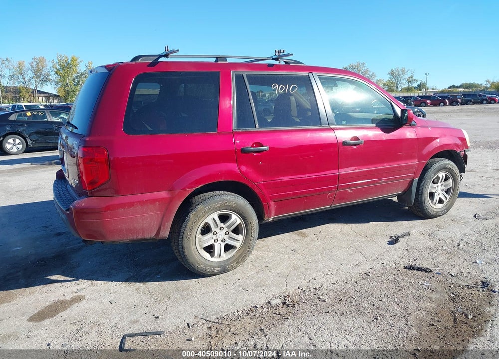 2004 HONDA PILOT EX-L VIN: 2HKYF18634H545747