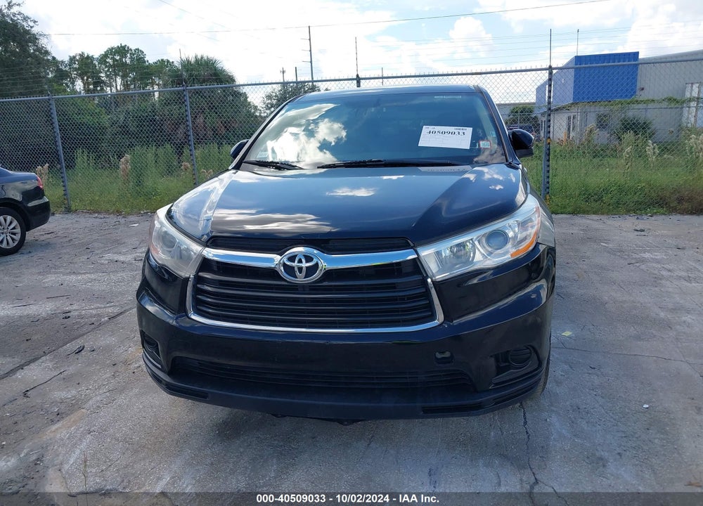 2015 TOYOTA HIGHLANDER LE V6 VIN: 5TDBKRFH0FS204825