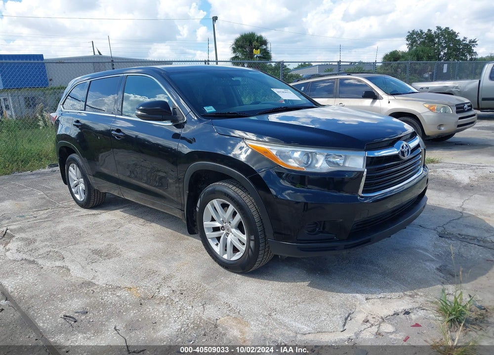 2015 TOYOTA HIGHLANDER LE V6 VIN: 5TDBKRFH0FS204825