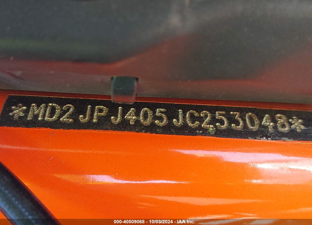 2018 KTM 390 DUKE VIN: MD2JPJ405JC253048