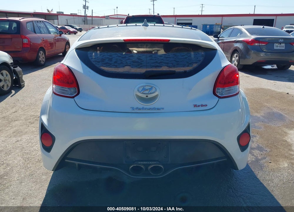 2016 HYUNDAI VELOSTER TURBO VIN: KMHTC6AE8GU270576