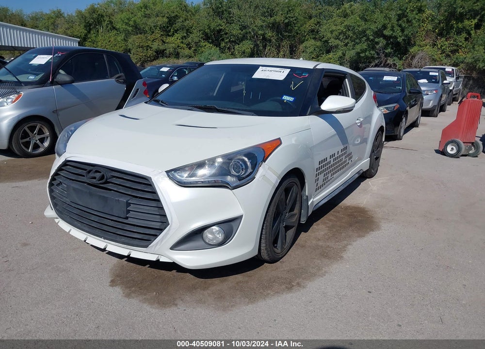 2016 HYUNDAI VELOSTER TURBO VIN: KMHTC6AE8GU270576