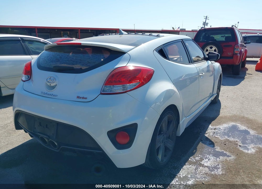 2016 HYUNDAI VELOSTER TURBO VIN: KMHTC6AE8GU270576