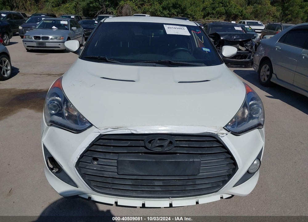 2016 HYUNDAI VELOSTER TURBO VIN: KMHTC6AE8GU270576