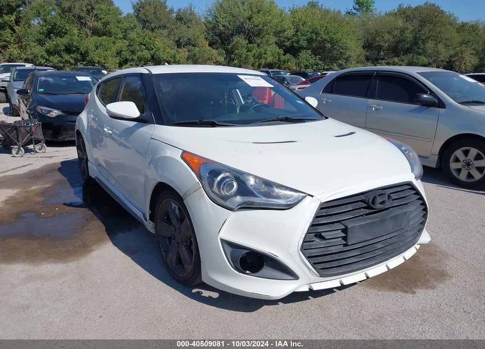 2016 HYUNDAI VELOSTER TURBO VIN: KMHTC6AE8GU270576