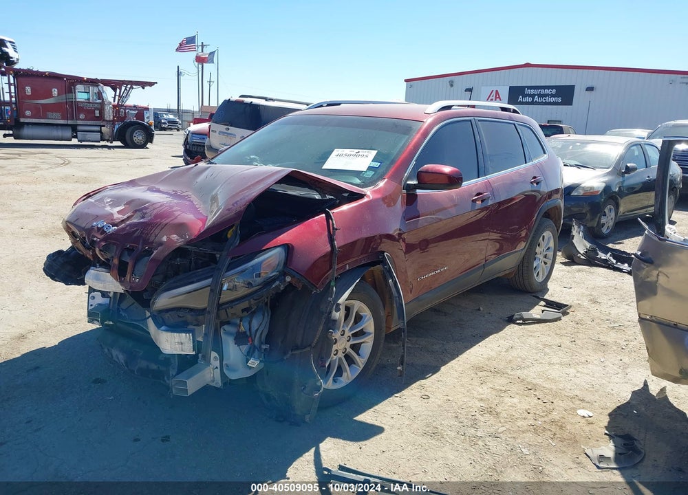 2019 JEEP CHEROKEE LATITUDE FWD VIN: 1C4PJLCB5KD485323