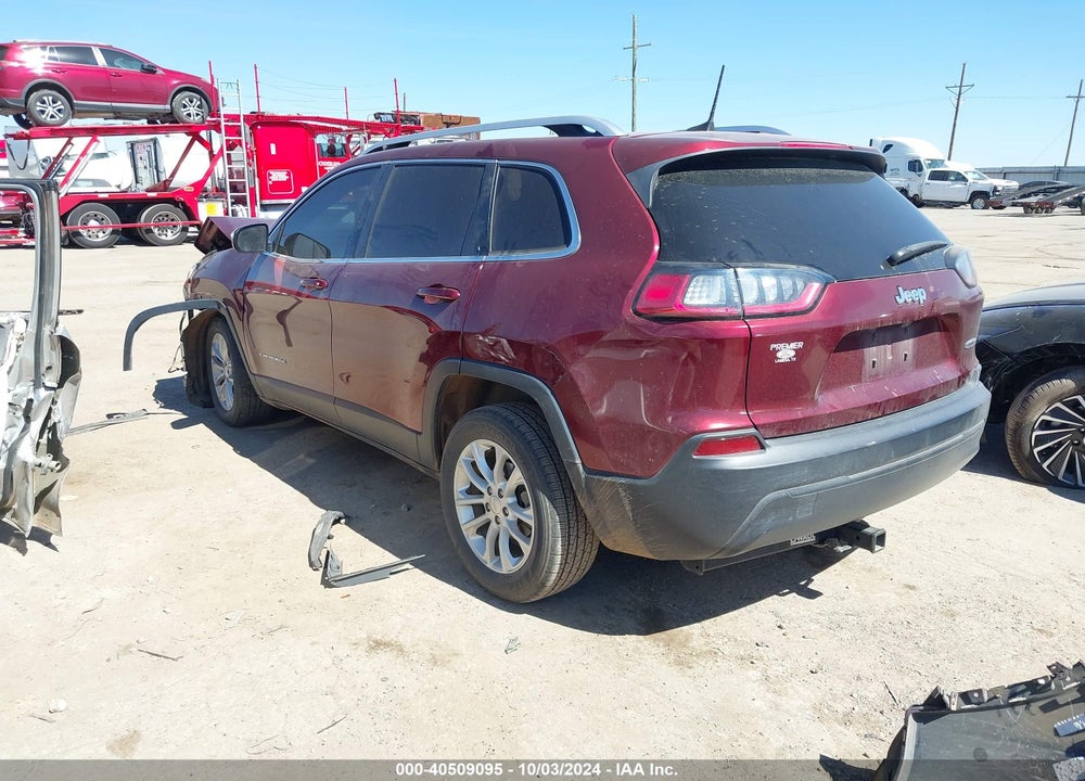 2019 JEEP CHEROKEE LATITUDE FWD VIN: 1C4PJLCB5KD485323