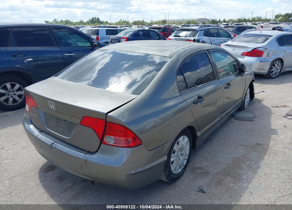 2006 HONDA CIVIC SDN VIN: 2HGFA16386H016953
