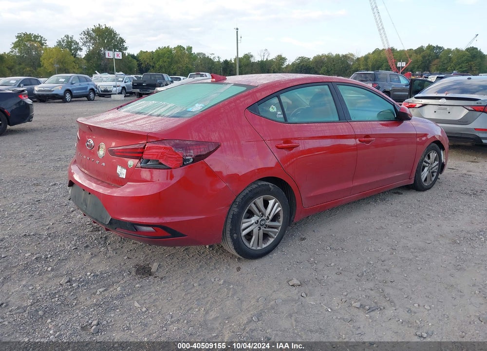 2019 HYUNDAI ELANTRA SEL VIN: 5NPD84LF1KH415965