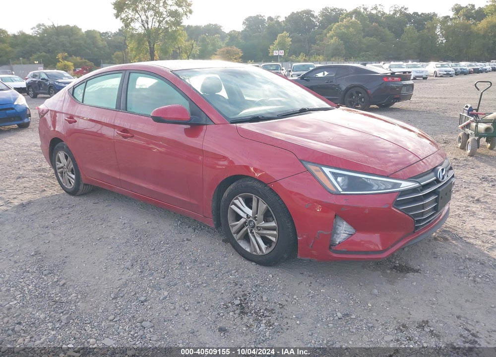 2019 HYUNDAI ELANTRA SEL VIN: 5NPD84LF1KH415965