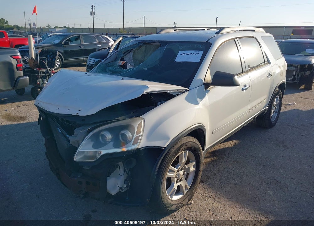 2010 GMC ACADIA SLE VIN: 1GKLRLED3AJ185807