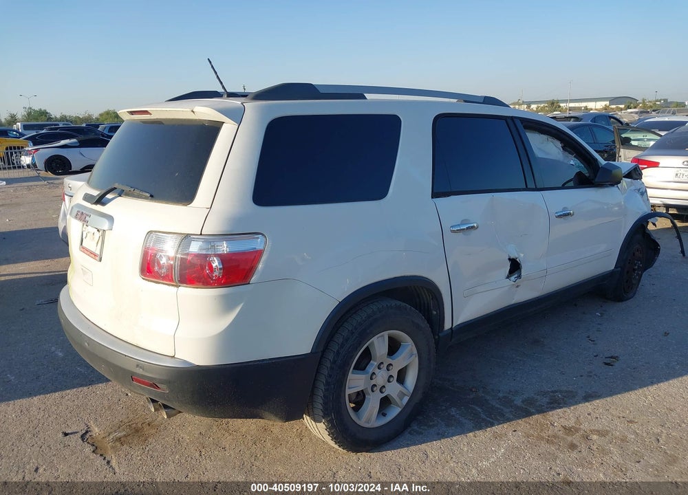 2010 GMC ACADIA SLE VIN: 1GKLRLED3AJ185807