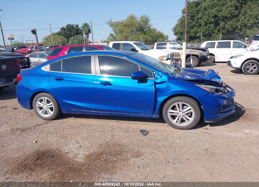 2018 CHEVROLET CRUZE LT AUTO VIN: 1G1BE5SM9J7243301