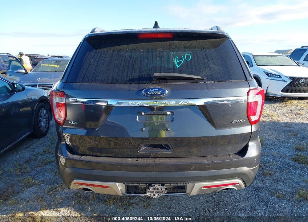 2017 FORD EXPLORER XLT VIN: 1FM5K8D85HGD74150