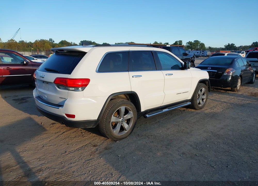 2015 CHEROKEE JEEP GRAND  LIMITED VIN: 1C4RJFBG2FC140382