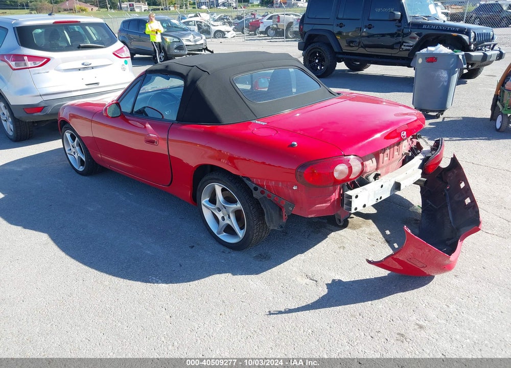 2003 MAZDA MX-5 MIATA CLOTH/LS/SE/SHINSEN VIN: JM1NB353730301471
