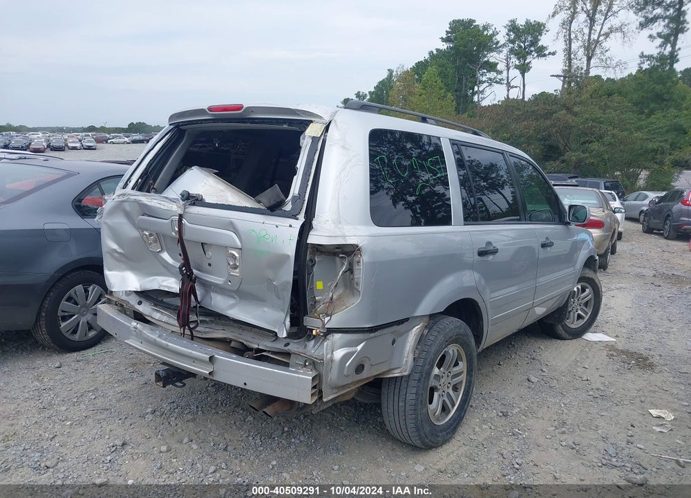 2004 HONDA PILOT EX VIN: 2HKYF18454H576383