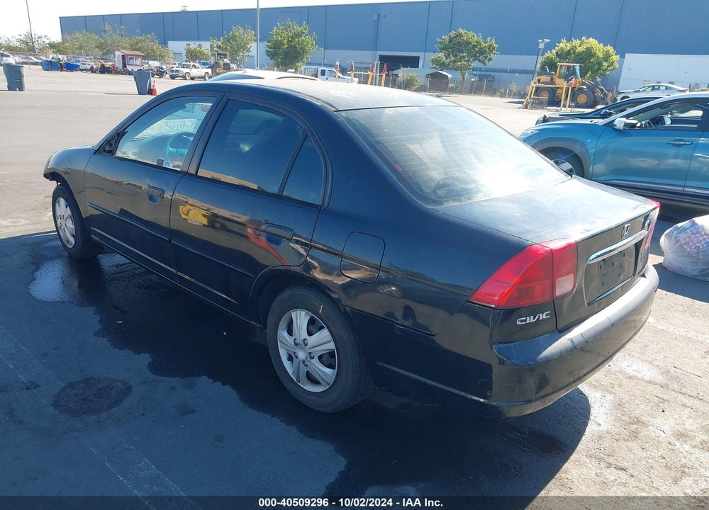 2001 HONDA CIVIC LX VIN: 2HGES15521H596690