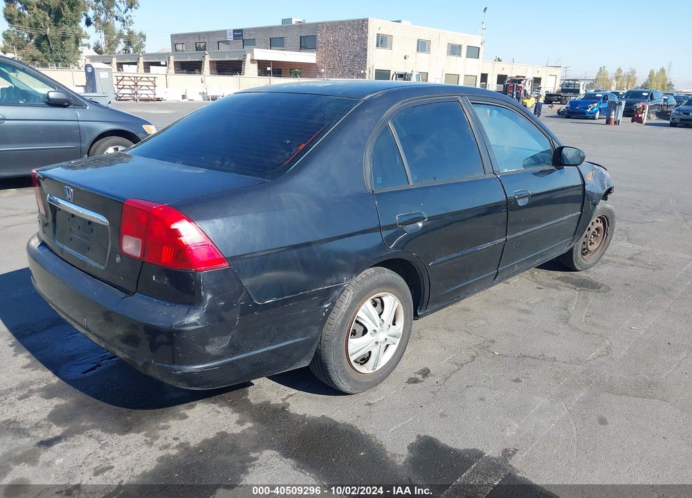 2001 HONDA CIVIC LX VIN: 2HGES15521H596690
